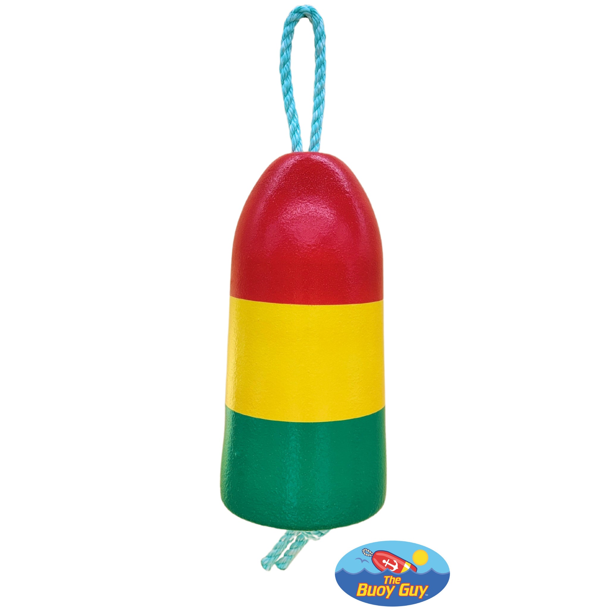 Buoy Guy Hanging Buoy - Rasta Flag