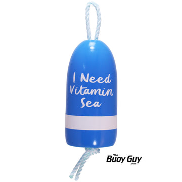 Decorative Hanging Maine Lobster Buoy - I Need Vitamin Sea - Choose Your Colors