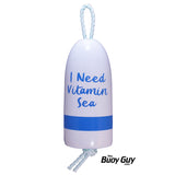 Decorative Hanging Maine Lobster Buoy - I Need Vitamin Sea - Choose Your Colors