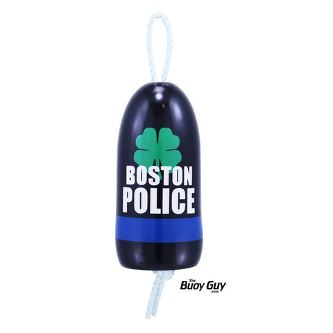 Decorative Hanging Maine Lobster Buoy - Boston Police Clover