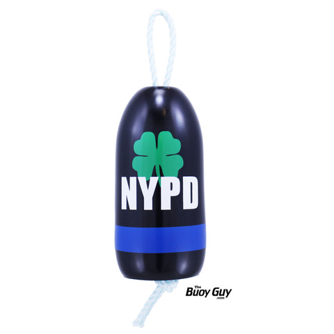 Decorative Hanging Maine Lobster Buoy - NYPD Police Clover