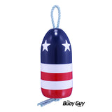 Decorative Hanging Maine Lobster Buoy - Stars & Stripes American Flag